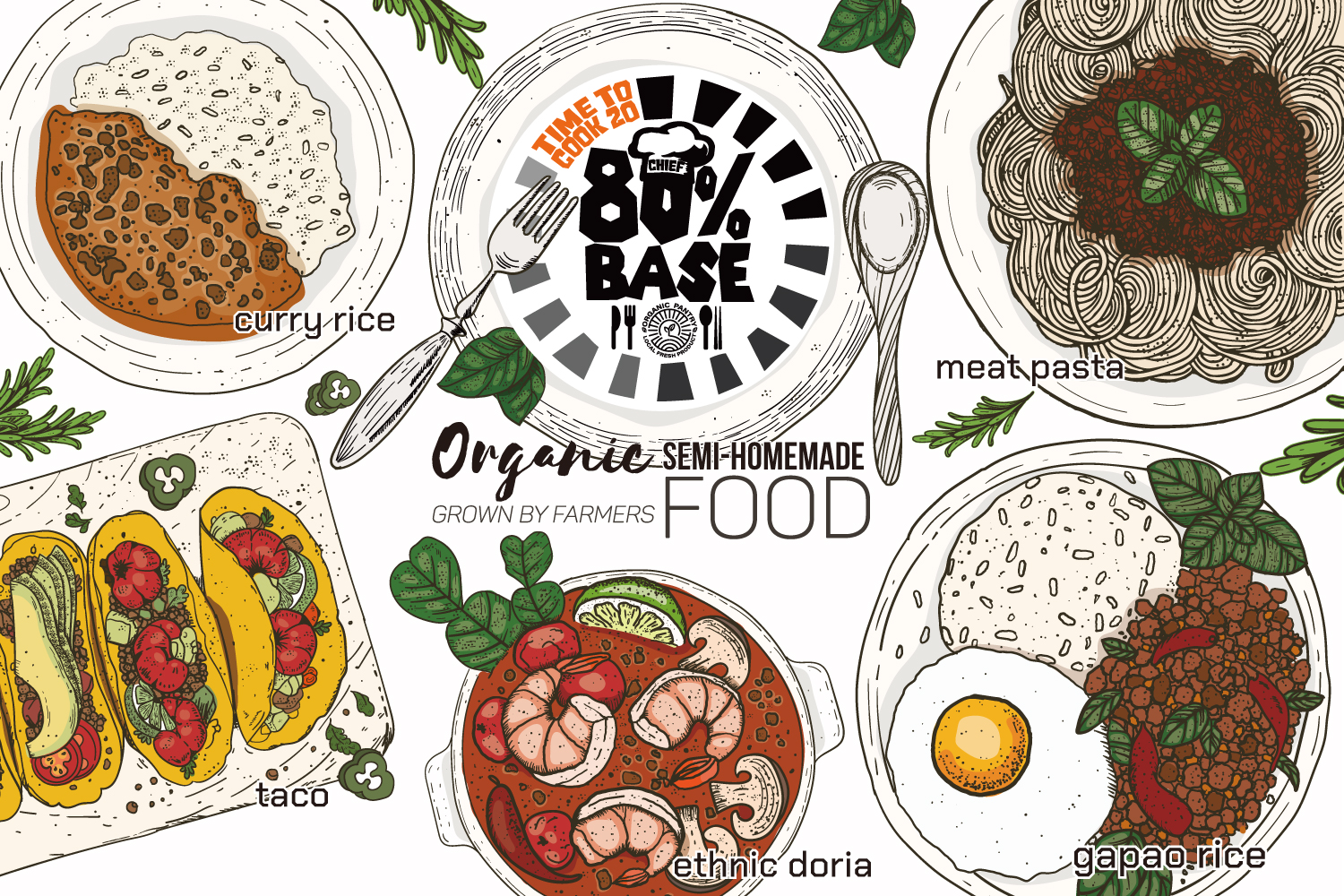 ORGANIC PANTRY ウェブサイトヒーローイメージ制作