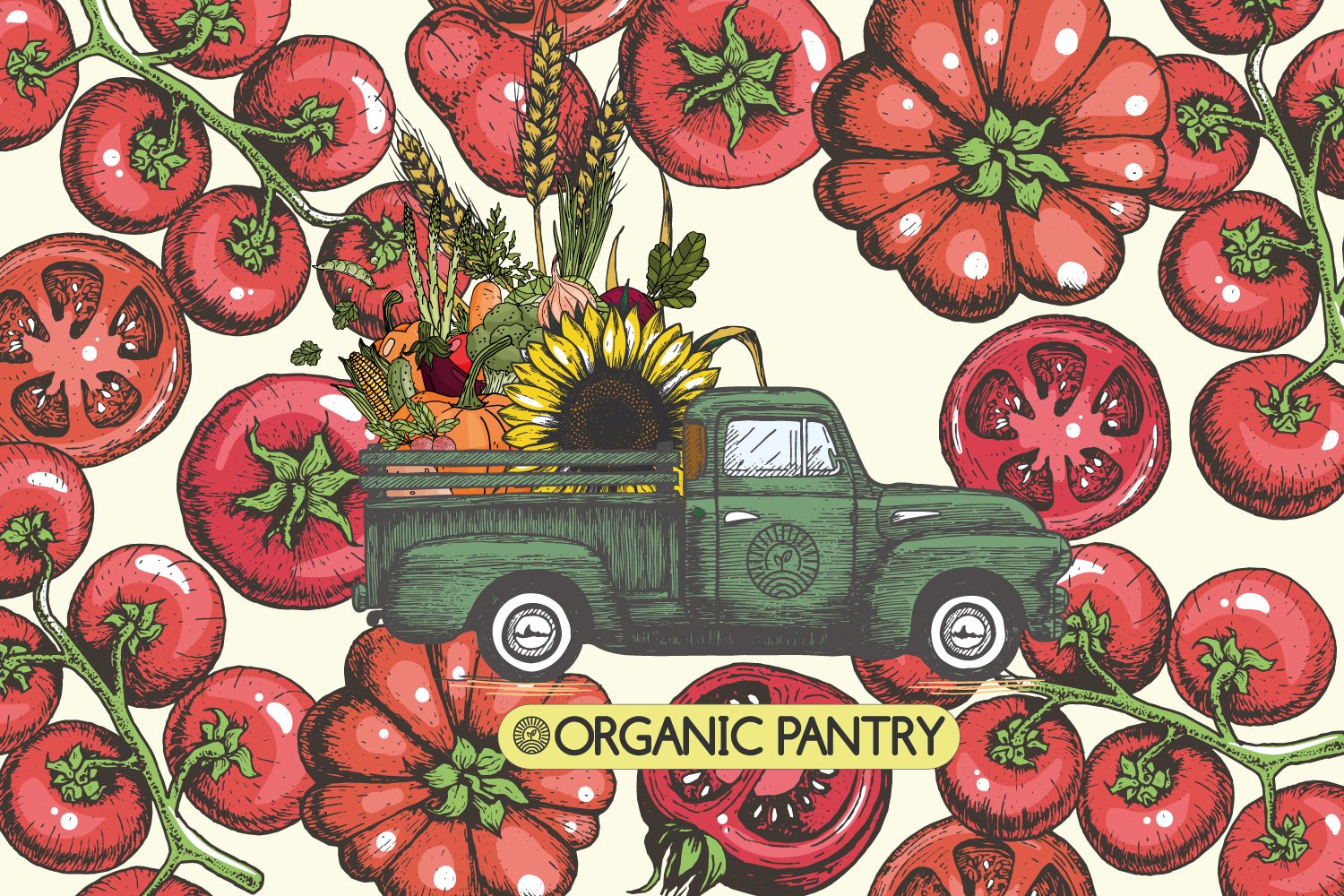 ORGANIC PANTRY ウェブサイトヒーローイメージ制作