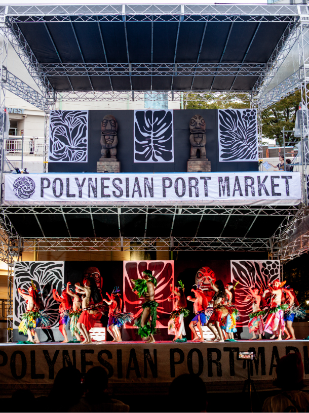 POLYNESIAN PORT MARKET ステージデザイン